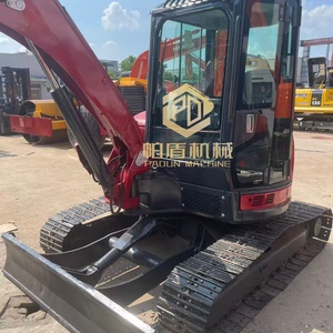 Mini-excavatrice Yangma VIO35, excavatrice d'occasion pour l'aménagement paysager et la construction d'infrastructure, compacte, excavatrice sans queue. - Product Image 3