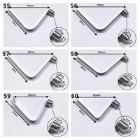 Verrouillage réglable à ressort Push Squeeze en forme de V simple Double boutons pour pôle de retenue randonnée Trekking pôle connecteur
