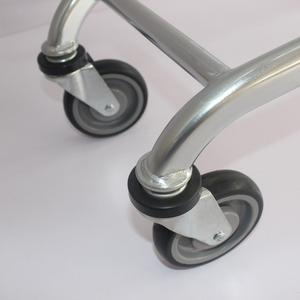 Bán buôn siêu thị thiết bị xe đẩy tay kim loại hàng tạp hóa trung tâm mua sắm xe đẩy với bánh xe xoay thoải mái - Product Image 2