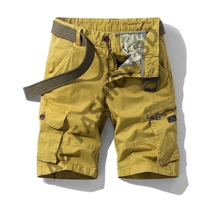 Pantalones Cortos Cargo Casuales de Lona Tejida Transpirable para Hombre, de la Mejor Calidad, con Seis Bolsillos Laterales, Ajuste Holgado, Resistentes al Viento, Proveedor BD - Product Image 2