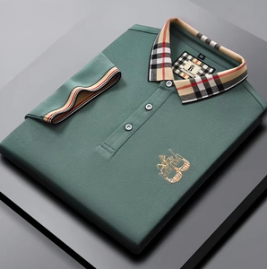 Nouveau Polo Homme Tendance 2026 – Simple, Décontracté, en Coton Pur, Respirant, Anti-boulochage, Polyvalent - Product Image 3