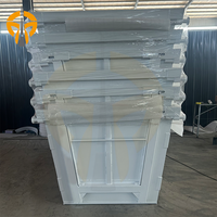 Conteneur à déchets empilable de haute qualité, robuste, pour la construction, recyclable, avec un support technique professionnel