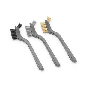 HENDI 3-Piece Narrow <b>Wire</b> <b>Brush</b> <b>Set</b> 178mm Length for Cleaning Purposes - Product Image 1