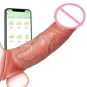 Silica Gel Adult Sex Toy For Female Soft Female Masturbator Dildo Thick Artificial Penis For Adult Female Masturbation