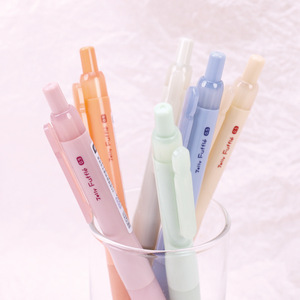 Stylo Gel Noir Jiwushe Jelly Fuffle GP9195 0.5mm Pointe ST Séchage Rapide pour Bureau et École - Product Image 4