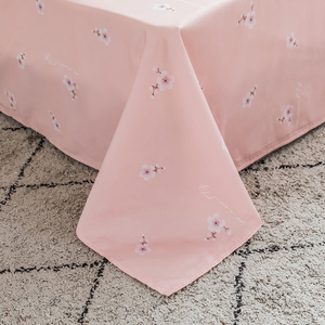 Khăn Trải Giường Dệt Gia Đình Họa Tiết Hoa Mận Bộ Chăn Ga Gối Đệm 100% Cotton - Product Image 4