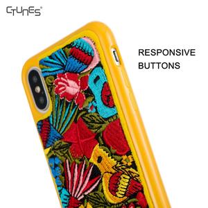 Broderie de luxe Étui En Cuir Motif <span class=keywords><strong>Coque</strong></span> De Téléphone Personnalisée Pour <span class=keywords><strong>iPhone</strong></span> <span class=keywords><strong>XS</strong></span> Pour <span class=keywords><strong>Apple</strong></span> Protecteur de Couverture Arrière - Product Image 5