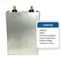 Fabricant de condensateurs à film de qualité supérieure avec plus de 10 ans d'expérience, 4000VDC 500 UF, film à impulsions au meilleur prix pour usage industriel