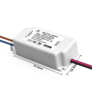 ES UL CUL 21-36Vdc 300mA <span class=keywords><strong>11W</strong></span> Постоянный ток Triac затемнение без мерцания светодиодный драйвер - Product Image 6