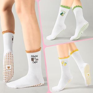 <span class=keywords><strong>Calcetines</strong></span> de Pilates Antideslizantes Personalizados con Agarre hasta la Pantorrilla para Mujer, Ideales para Entrenamiento, Deportes, Hospital, Barre, Yoga y Fitness - Product Image 6
