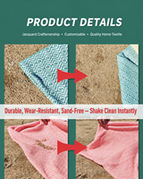 Serviettes de plage turques haut de gamme personnalisables avec logo, séchage rapide et anti-sable, et essentiels de vacances – Vente en gros à succès