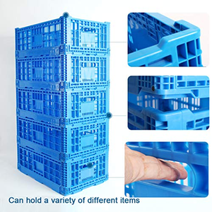 Conteneur pliable robuste et écologique pour le stockage et le transport de légumes, fruits, produits agricoles et pommes de terre, idéal pour les magasins agricoles. - Product Image 3