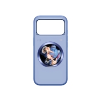 Étui de téléphone intelligent pour enregistrement de selfie électronique pour 18 Pro Max avec fonction de mise en miroir de l'écran tactile, en ABS uni