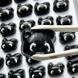 Juguete de Peluche de Gato Negro Pequeño y Adorable, Material TPR con Colgante, Juguete Sensorial Antiestrés para Aliviar la Ansiedad - Product Image 1