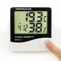 HTC-1 Digital Display Termometer Elektronik Hygrometer Portabel Thermohygrometer dengan Harga Murah