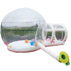Château gonflable en PVC blanc pour l'extérieur, maison à bulles, fête de mariage, jeu pour enfants à vendre - Product Image 1