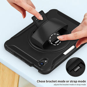 เคสฝาครอบป้องกัน TPU และพลาสติกคอมโบพร้อมสายคล้องมือสำหรับ <span class=keywords><strong>iPad</strong></span> <span class=keywords><strong>Mini</strong></span> 7 <span class=keywords><strong>mini</strong></span> <span class=keywords><strong>6</strong></span> - Product Image 4