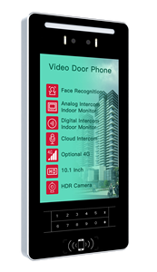 Thinmoo Android Video <strong>Intercom</strong> Face Recognition 10 Inch Door Phone Touch Screen for Multi-apartment - Product Image 2
