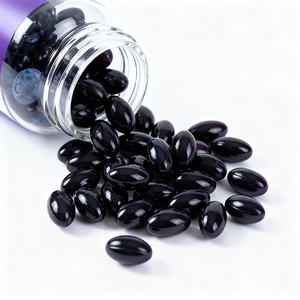 OEM 눈 비타민 제아잔틴 루테인 소프트젤 카로틴 할랄 보충제 눈을위한 블루 베리 루테인 소프트젤 캡슐 - Product Image 4