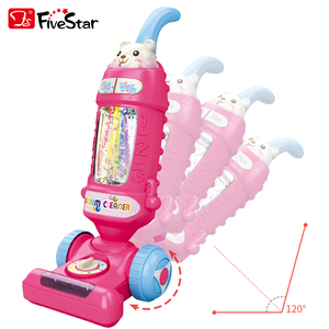 Cinque stelle nuovo bambino elettrico di pulizia <span class=keywords><strong>giocattoli</strong></span> <span class=keywords><strong>aspirapolvere</strong></span> palle rotanti suoni luce giocattolo educativo di plastica per i bambini - Product Image 2