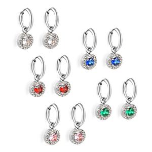 Pendientes de Aro al por Mayor de Alta Calidad, Pendientes de Acero Inoxidable con Baño de Oro de 18K para Mujer, Resistentes al Deslustre - Product Image 3