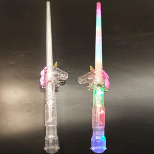 Hihg Quality 10 Lights <strong>Unicorn</strong> With Sound Glitter Stick Children'S Glow Led Holiday <strong>Supplies</strong> Electronic Glow Stick - Product Image 4