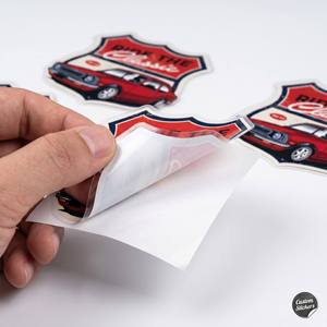 <span class=keywords><strong>Adesivi</strong></span> Trasparenti Fustellati Impermeabili Resistenti ai Raggi UV <span class=keywords><strong>per</strong></span> Finestrini <span class=keywords><strong>Auto</strong></span>, Bottiglie d'Acqua, Confezioni Personalizzate - Product Image 2