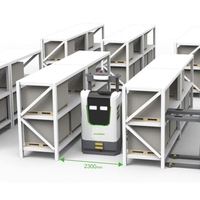 Robot Industri Mobile AGV Stacker 1,4 Ton Pengisian Daya Nirkabel