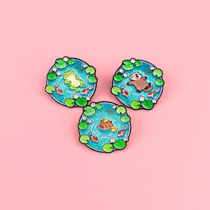 Spilla smaltata con orso marino per paesaggi acquatici, graziosa spilla da risvolto, accessori per abbigliamento e zaini, distintivo, all'ingrosso - Product Image 1