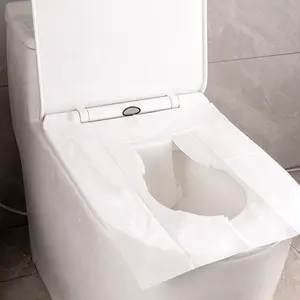 Housses de siège de toilette jetables en papier hygiénique extra large de voyage jetables jetables