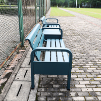 Banc de tennis personnalisé avec logo, galvanisé, épaisseur 1,5 mm, 1,8 m x 1,5 m, pour jardin, parc sportif, avec tente
