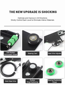 Système de quincaillerie moderne pour porte pivotante gain de place, système de charnières invisibles pour placard, mécanisme de porte escamotable papillon dissimulée - Product Image 6