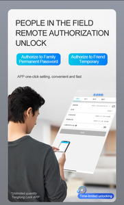 Cerradura Inteligente para Hotel con Aplicación TTlock, Cerradura para Hogar y Oficina, Nuevo Diseño, Cerradura con Teclado y Código, Cerradura para Puerta con Software Gratuito TTHotel - Product Image 6