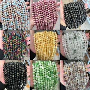 Compre Cuentas de Piedras Naturales HLC, Cuentas Sueltas de Turquesa en Hilo, Cuentas Sueltas de Piedras Preciosas Lisas para Joyería DIY, Regalos y Boutiques - Product Image 6