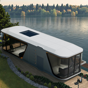 K7 Space Capsule Péniche Galère Design contemporain Panneau sandwich <span class=keywords><strong>en</strong></span> acier rapide pour maison Bureau Hôtel Resort Chambre à coucher - Product Image 4