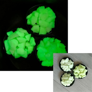 Pierres photoluminescentes durables pour la décoration de jardins, parcs, allées, piscines et signalisation routière, sans radioactivité ni pollution - Product Image 1