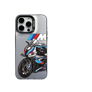 <span class=keywords><strong>Coque</strong></span> de protection fine antichoc et anti-rayures motif <span class=keywords><strong>moto</strong></span> de course bleu et rouge pour <span class=keywords><strong>iPhone</strong></span> 17/15 Pro Max & Plus Series - Product Image 6