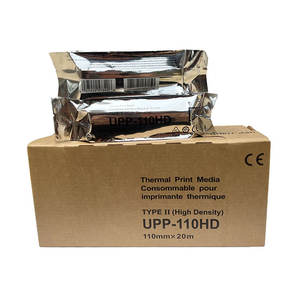 Rollo de papel térmico de alta densidad tipo II, 110mm X 20m, ultrasonido 110hd para impresoras D898MD D898DC 897MD D897, tipo II, 110hd - Product Image 3