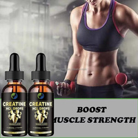 Gouttes de créatine Hcl de marque privée OEM Supplément énergétique pour la récupération musculaire Gouttes de créatine liquide