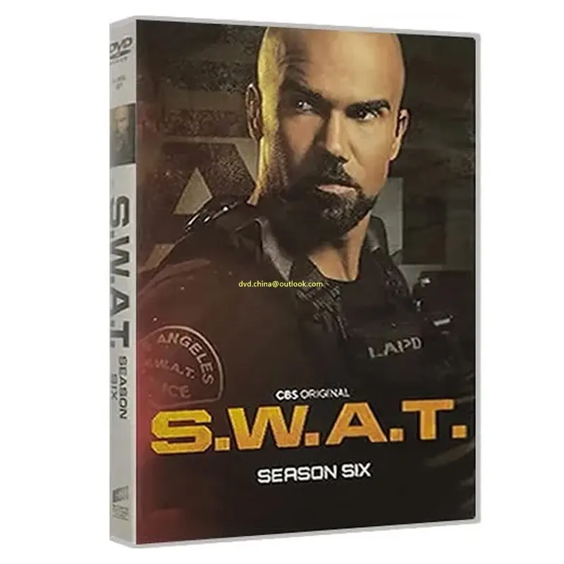 S.W.A.T Season 6 DVD Box Set 4 Discs Movie TV Series Factory Wholesale Hot Sales Blue Ray Disk Manufacturer