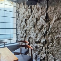 Revêtement mural en pierre artificielle PU, panneau mural extérieur en polyuréthane, panneau mural en pierre 3D, panneau mural intérieur en briques, vente en gros d'usine