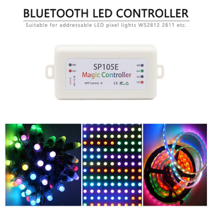 BT SP105E Contrôleur magique DC 5-24V 2048 Pixel IC Lampe à LED couleur SPI Gradateur de signal Smart Blue tooth MagicLED APP Control - Product Image 6