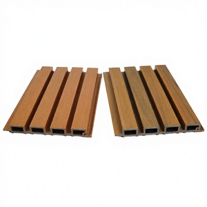 Panneaux muraux modernes en WPC <span class=keywords><strong>de</strong></span> 10 mm d'épaisseur, insonorisants, imperméables, en composite <span class=keywords><strong>bois</strong></span>-plastique, pour villa, salle <span class=keywords><strong>de</strong></span> bain, cuisine, géométriques - Product Image 6