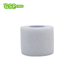 5cm * 4.5m phân hủy sinh học đàn hồi cố kết băng màu trắng y tế không dệt Băng thân thiện với môi băng tự dính - Product Image 2