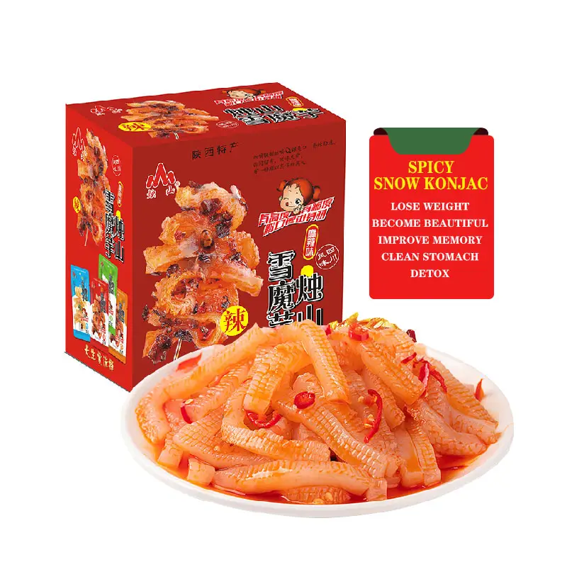 Vendita calda coreana 360g di neve piccante konjac a basso contenuto di grassi a basso contenuto calorico perdita di peso effetto di bellezza konjac tofu molto piccante