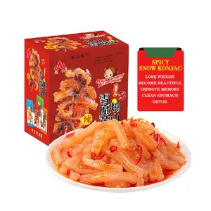 Korean Hot Selling 360g Spicy Snow Konjac Low Fat Low Calorie Weight Loss Beauty Effect Very Spicy Konjac Tofu