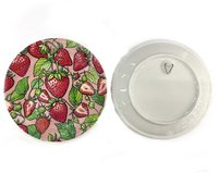 Assiette décorative en céramique aimantée fraise 12,5 cm, souvenir touristique, best-seller