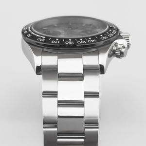 Montre-bracelet à quartz de luxe en acier inoxydable VK63 40 mm Day Tona avec cadran stérile, aiguilles lumineuses, chronographe, personnalisable avec votre propre logo pour homme - Product Image 3