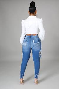 <span class=keywords><strong>Pantalones</strong></span> <span class=keywords><strong>cortos</strong></span> de mezclilla con agujeros <span class=keywords><strong>rotos</strong></span> para mujer, <span class=keywords><strong>pantalones</strong></span> <span class=keywords><strong>cortos</strong></span> de verano con bolsillos con cremallera, <span class=keywords><strong>pantalones</strong></span> <span class=keywords><strong>vaqueros</strong></span> <span class=keywords><strong>cortos</strong></span> de mezclilla rasgados deshilachados para mujer 2024 - Product Image 4