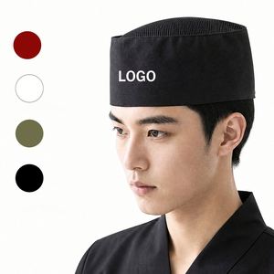 Chapeau de chef professionnel japonais en maille, design classique, léger et respirant, idéal pour la cuisine, adapté aux chefs et aux services de restauration, service OEM - Product Image 1